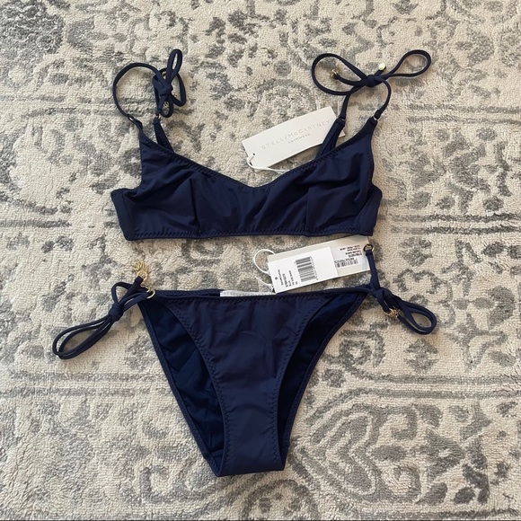 Stella McCartney Other - NWT Stella McCartney Navy Charm Essential Swim